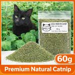 Large Catnip 60g – Extra Strong Natural Dried Catnip for Cats Cat Nip Refill