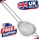 Tea Strainer 7cm Metal Sieve Mesh Kitchen Traditional Loose Leaf Filter