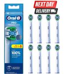 ORAL-B Pro Precision Clean Toothbrush Heads X-Shape Bristles White Pack of 8 UK