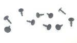 LIMA BLACK LARGE ROUND HEAD BUFFERS 10pkt MULTI COACHES WAGON ETC MODEL RAILWAY