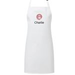 Masterchef apron embroidered with logo and your choice of name- personalised