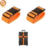 Adjustable Strong Extra Safety Travel Suitcase Luggage Baggage Straps Tie Belt