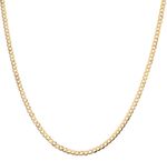 9ct Yellow Gold CURB Chain Necklace - 2.5mm - 16 18 20 22 24 inch