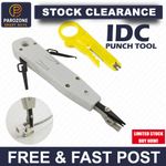 IDC INSERTION PUNCH PUSH DOWN TOOL BT TELEPHONE SOCKET NETWORK RJ45 CAT 5 6 7