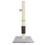 Cat Scratching Post 80CM Tall Sisal Scratch Pole For Indoor Cats Plush Base Cat