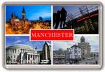 FRIDGE MAGNET - MANCHESTER - Large - Lancashire TOURIST