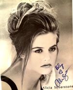 Alicia Silverstone Clueless Signed Autographed 8x10 Photo