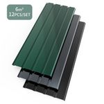 MONDEER 12 X Roof Sheets Corrugated Profile Galvanized Roofing Panel 0.3mm THICK