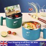 1000ml Rapid Ramen Bowl Instant Noodles Stockpot Non-Toxic Sealed Leak-Proof