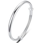 NEW Solid Sterling Silver 925 Expanding Baby Bangle