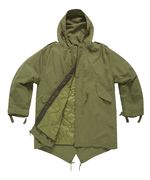 M51 Vintage Retro Fishtail Parka With Quilted Liner Sizes XS-3XL Black OD Green