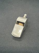 Vintage Official Boy Scouts of America BSA Be Prepared Metal Whistle Made in USA