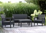 KETER ATLAS GRAPHITE 4 SEATER COFFEE SET 