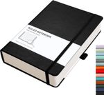 RETTACY Lined Journal Notebook - A5 Note Book Hardcover Thick Notepad 320 Pages