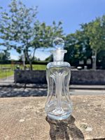 MINIATURE SCANDINAVIAN 60'S PINCHED GLASS KLUK KLUCK GLUG DECANTER HOLMEGAARD