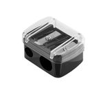4 Colors Dual Hole Makeup Pencil Sharpener Eyeliner Lip Liner Sharpener