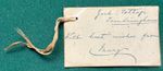 Antique Royal Christmas Card for a Present Signed Queen Mary Needlework Guild