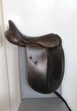 Ideal Jessica Dressage Saddle Brown MW 17.5 Inch