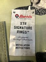 Burris XTR Signature 30mm Scope Rings