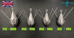 Sea Fishing  Super Breakaway Gripper Lead Weights - Boat -Shore -Pier by Searigs
