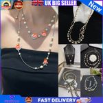 Necklace Elegant Crystal Pearl Jewelry Suit Accessories Ornaments Sweater Chain✨