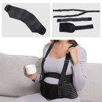 Pregnancy Maternity Belt Lumbar Back Support Waist Band Belly Bump Brace Strap