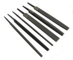 ENGINEERS METAL FILE 6" X 2 FLAT ROUND SQUARE 3 SQUARE SMOOTH SECOND BASTARD