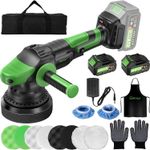 Cordless Car Polisher for Car Detailing, 900W Brushless Dual Action Car Polisher