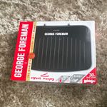 George Foreman Fit Grill Large 1600W Electric Contact Grill, Black, Easy Clean