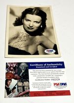 MAUREEN O HARA Hand Signed Autographed 5 x 7 Headshot B&W Photo PSA/DNA