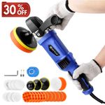 Electric Car Polisher Sander Buffer Polishing Machine Kit 3000W 6 Variable Speed