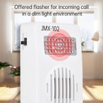 Loud Telephone Ringer 70db Amplifier Ringing Help Strobe Light Bell With Flash