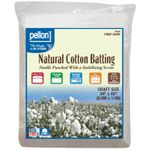 Pellon Natural Cotton Batting 34in x 45in (90cm x 110cm)  Craft Size