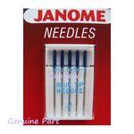 JANOME GENUINE BLUE TIP NEEDLE 75/11 Great for Embroidery, Stretch, Synthetics 