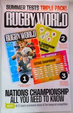 Rugby World magazine August 2026 Summer Tests Triple Pack. Nations Championship