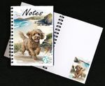Cavapoo / Doodle Dog Notebook/Notepad + small image on every page - by Starprint