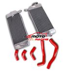 FOR Honda CRF450 CRF450R CRF 450R 2005-2008 2006 2007 Aluminum Radiator+Red Hose