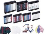 100% COTTON HANDKERCHIEFS HANKIES HANKYS MENS Quality Gift of 3/7/12 LOT CHOICES
