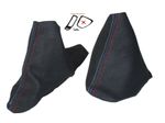 Gear Handbrake Gaiter For BMW 3 E90 E91 E92 E93 Faux Suede TRI Stitching