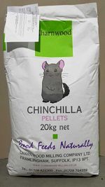 CHARNWOOD CHINCHILLA PELLETS - 20 KG BREEDING & ACTIVE