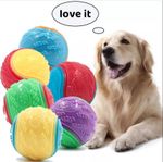 8/16X Scooby-Doo Durable Squeaky set of Dog Balls for teeth Cleaning Interactive
