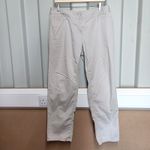 J Jill Womens Trousers Beige Size UK 16 Cotton Mix Chino Mid Rise Capsule