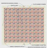 1918 U.S. #C3a INVERTED JENNY FULL SHEET REPRODUCTION G3-C3a