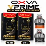 OXVA VPRIME 2 Replacement Pods XL Pods Dual Mesh PK of 2 OXVA VPRIME 2 POD KIT