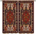 Boho Decor Curtains, Vintage Small Tree 20"W x 45"L (Pack of 2), Style-1