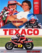 BARRY SHEENE AKAI YAMAHA TEXACO POSTER