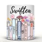 Swiftea Mug Bookcase Album Covers art 11oz ceramic mug