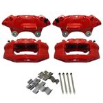 PAIR FRONT JCW BREMBO STYLE BUDWEG CALIPERS FOR: MINI R55 R56 R57 17" JCW002A