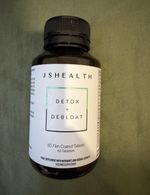 JSHealth Detox + Debloat 60 Film Coated Tablets Choline & Iodine Vegan