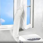 3M/4M Airlock Portable AC Window Seal Kit For Mobile Air Conditioner Silver Grey